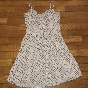 tinyy button up pink floral summer mini dress